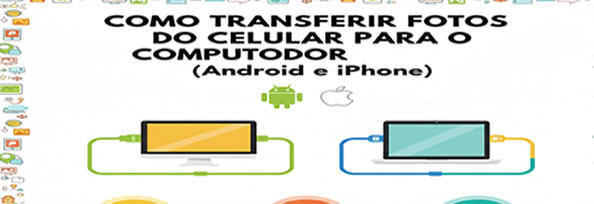 Transferir fotos do celular para o computador