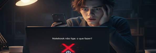 Notebook não liga: o que fazer?